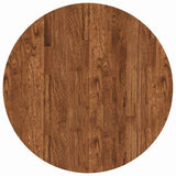 Table Top Dark Brown 70 x 4 cm Solid Oak Wood 42016024
