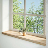 Window Sills 2 pcs Untreated 100x25x2 cm Solid Wood Oak 4009104