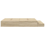 Storage Bed Frame with Drawer Sonoma Oak 236.5 x 160 x 31.5 cm 3335655