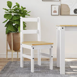 Dining Chairs 2 pcs PANAMA White 40x46x90 cm Solid Wood Pine 4005731