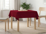 Table Cloth 5 pcs Rectangular Wine Red 140 x 140 cm 42040449