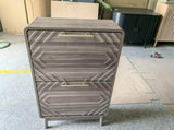 60cm Walnut Shoe Cabinet, Mid-Century Modern Freestanding Shoe Cabinet, Freestanding Organizer with W6296P540568