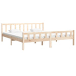 Bed Frame without Mattress Solid Wood 160x200 cm 810689