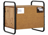 Hanging Bedside Cabinet 2 pcs Old Wood 40 x 30 x 50 cm 8013563