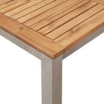 Garden Dining Set 7 pcs Brown Solid acacia wood 3334792