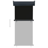 Balcony Side Awning 85x250 cm Black 48406