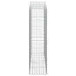 Arched Gabion Basket 200x50x180/200 cm Galvanised Iron 153399