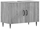2 Piece Bathroom Cabinet Set HAARLEM Grey Sonoma 3418023
