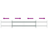 Adjustable Security Grille for Windows with 2 Crossbars 1000-1500 mm 141381