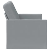 2 Seater Sofa Light Grey 150 x 81 x 82 cm Fabric 42041073