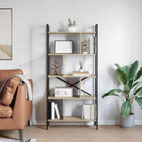 Bookshelf Sonoma Oak 75 x 30 x 156 cm Engineered Wood 883959