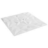 Wall Panels 48 pcs White 50 x 50 cm XPS Foam 42046052