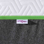 Mattress White and Grey 100 x 200 cm Pocket Spring 4106363