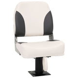Foldable Boat Seat 1 Set Low Backrest with Fixing Strap 3284291