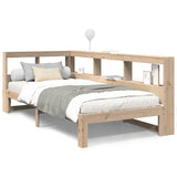 Bookcase Bed without Mattress 100x200 cm Solid Wood Pine 3324388