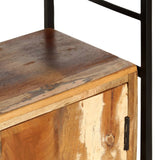 4-Tier Bookcase 124x30x180 cm Solid Reclaimed Wood 284415