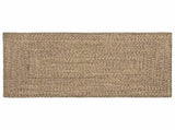 Area Rugs Natural and Black 80 x 150 cm Jute 42010492