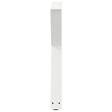 Dining Table Legs 2 pcs White 80x cm Steel 4012729