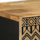 Highboard 40x33.5x110 cm Solid Rough Wood Mango 4018657