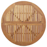 Garden Table Round 110x75 cm Solid Wood Acacia 367835
