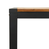 Garden Table with U-shaped Legs 200x90x75 cm Solid Wood Acacia 319518