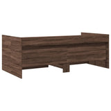 Daybed with Drawers without Mattress Brown Oak 90x190 cm Single 3280859