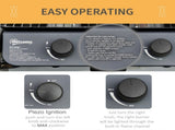 Outsunny 2 x 2.8kW Burner Gas BBQ - Grey T3398P554976