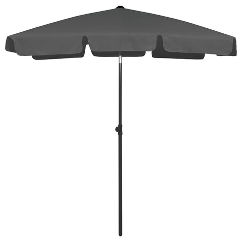 Beach Parasol Anthracite 180x120 cm 314721