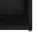 TV Cabinet Set Wall-mounted 6 pcs Black Oak Engineered Wood 3393163
