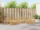 Outdoor Sofa Set 6 pcs White 245 x 128.5 x 73 cm 3392379
