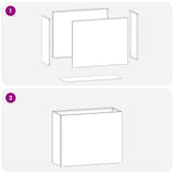 Garden Planter 2 pcs Silver 50 x 20 x 40 cm Galvanised Steel 8005453