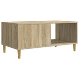 Coffee Table Sonoma Oak 90 x 50 x 40 cm Engineered Wood 894727