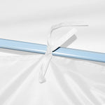 Folding Pop-up Party Tent with 5 Sidewalls 3x9 m White 48873