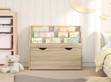 Kids Bookshelf Sonoma Oak 60 x 29.5 x 69 cm Engineered Wood 892391