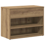 Shoe Bench Artisan Oak 60x30x45 cm Engineered Wood 856755