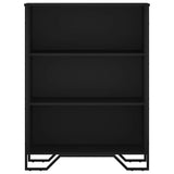 Bookcase Black 80x31x106 cm Engineered Wood 848624