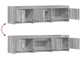 TV Cabinet 130 x 33 x 47 cm Grey Sonoma Engineered Wood 8011200