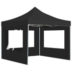 Professional Folding Party Tent with Walls Aluminium 3x3 m Anthracite 45488
