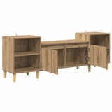 TV Cabinet Artisan Oak 160 x 35 x 55 cm Engineered Wood 881025