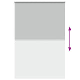 Roller Blind Blackout Light Grey 150x210 cm Fabric Width 146.6 cm Polyester 4011450
