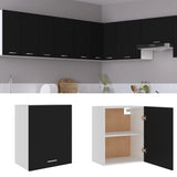Hanging Cabinet Lyon Black 50x31x60 cm Engineered Wood 801261