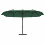 Umbrella Green 372 x 198 x 243 cm Polyester and Aluminium 42003376