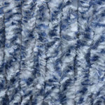 ZNTS Insect Curtain Blue, White and Silver 100x220 cm Chenille 284275
