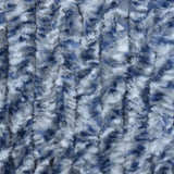 ZNTS Insect Curtain Blue, White and Silver 100x220 cm Chenille 284275