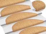 Stair Mats Self-adhesive Sisal-Look 30 pcs 56x17x3 cm Sisal 3365865