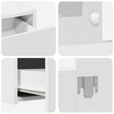 Dressing Table White 100 x 40 x 70 cm Engineered Wood 865235