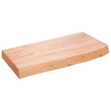 Bathroom Countertop Light Brown 60x30x cm Treated Solid Wood 3156103