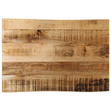 Table Top Live Edge 50x40x2,5 cm Solid Wood Rough Mango 370655