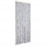 Insect Curtain White and Grey 100x220 cm Chenille 284281