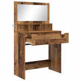 Bedroom Dressing Tables with Drawer Old Wood 80 x 39.6 x 135 cm 888985